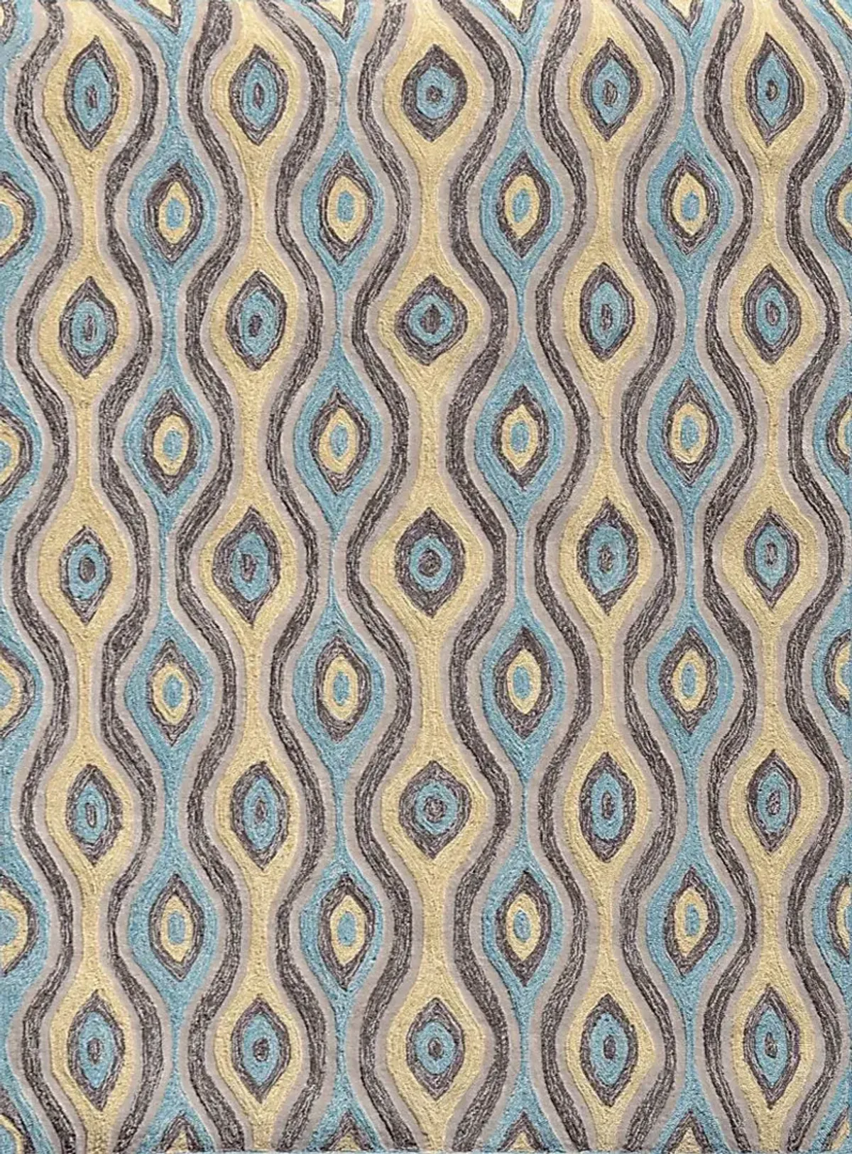 Qantuo Tan 5' x 8' Indoor/Outdoor Rug