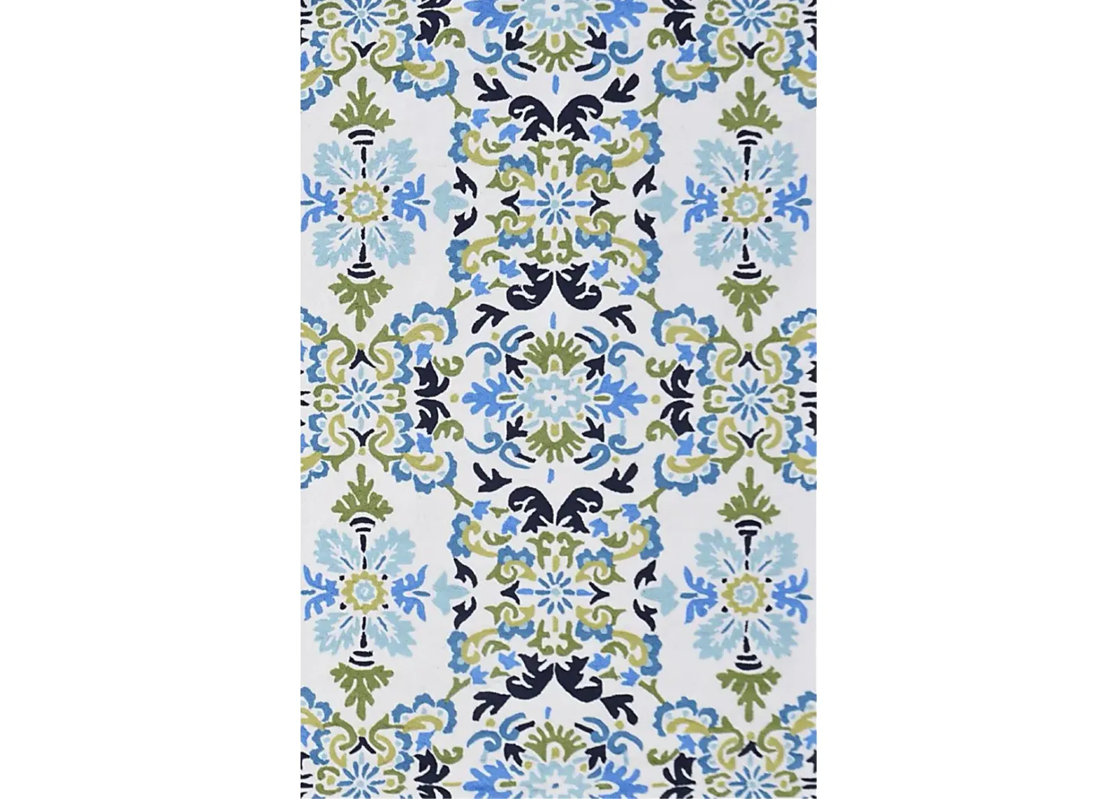 Challon Blue 5' x 8' Indoor/Outdoor Rug