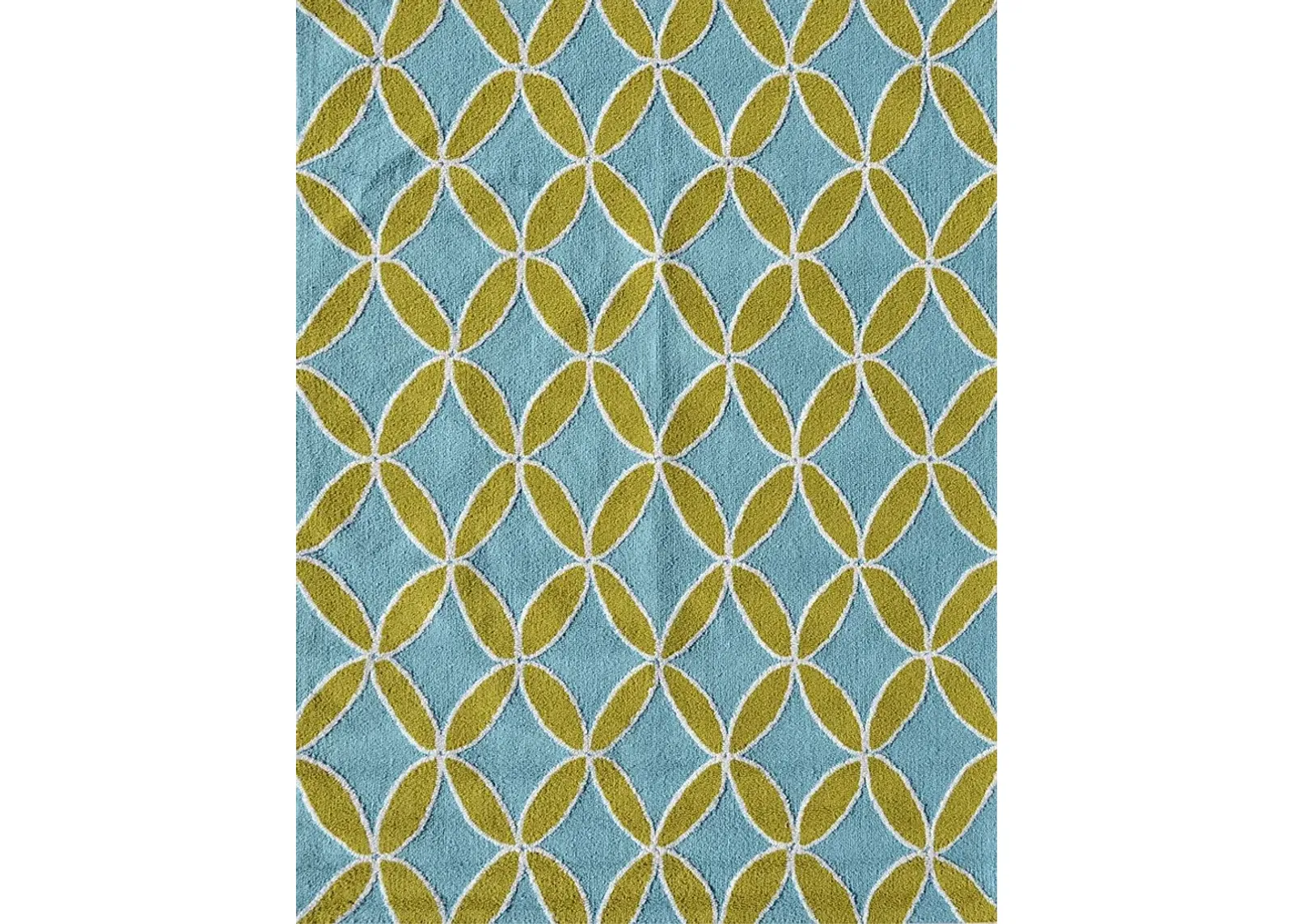 Vaveil Blue 5' x 7' Indoor/Outdoor Rug