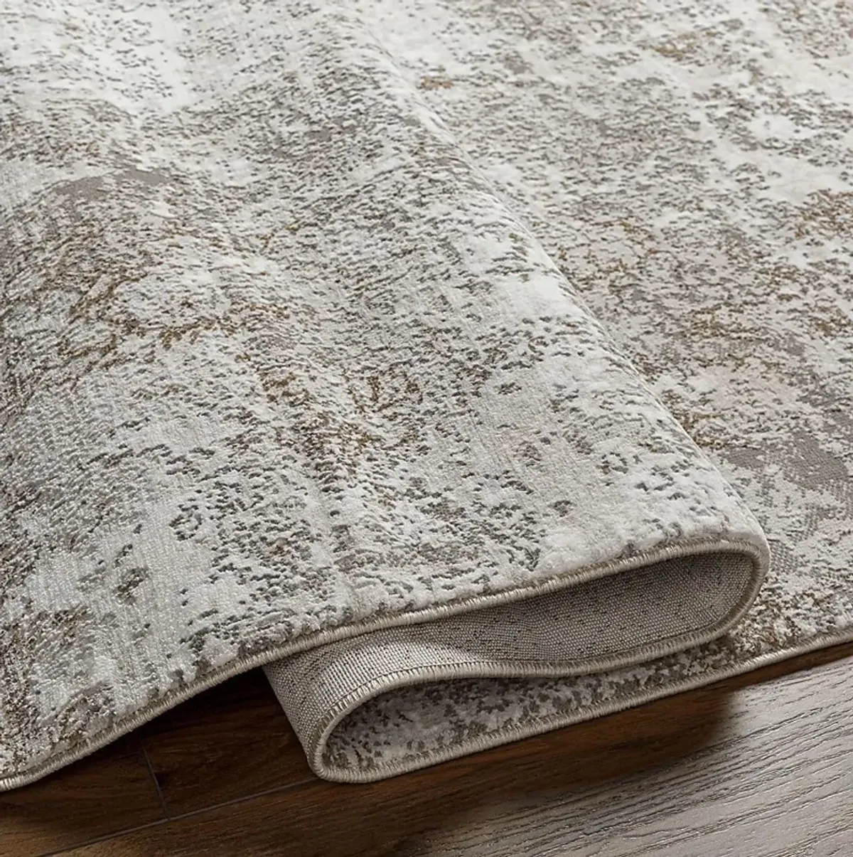 Lazto Light Gray 5'3 x 7'3 Rug