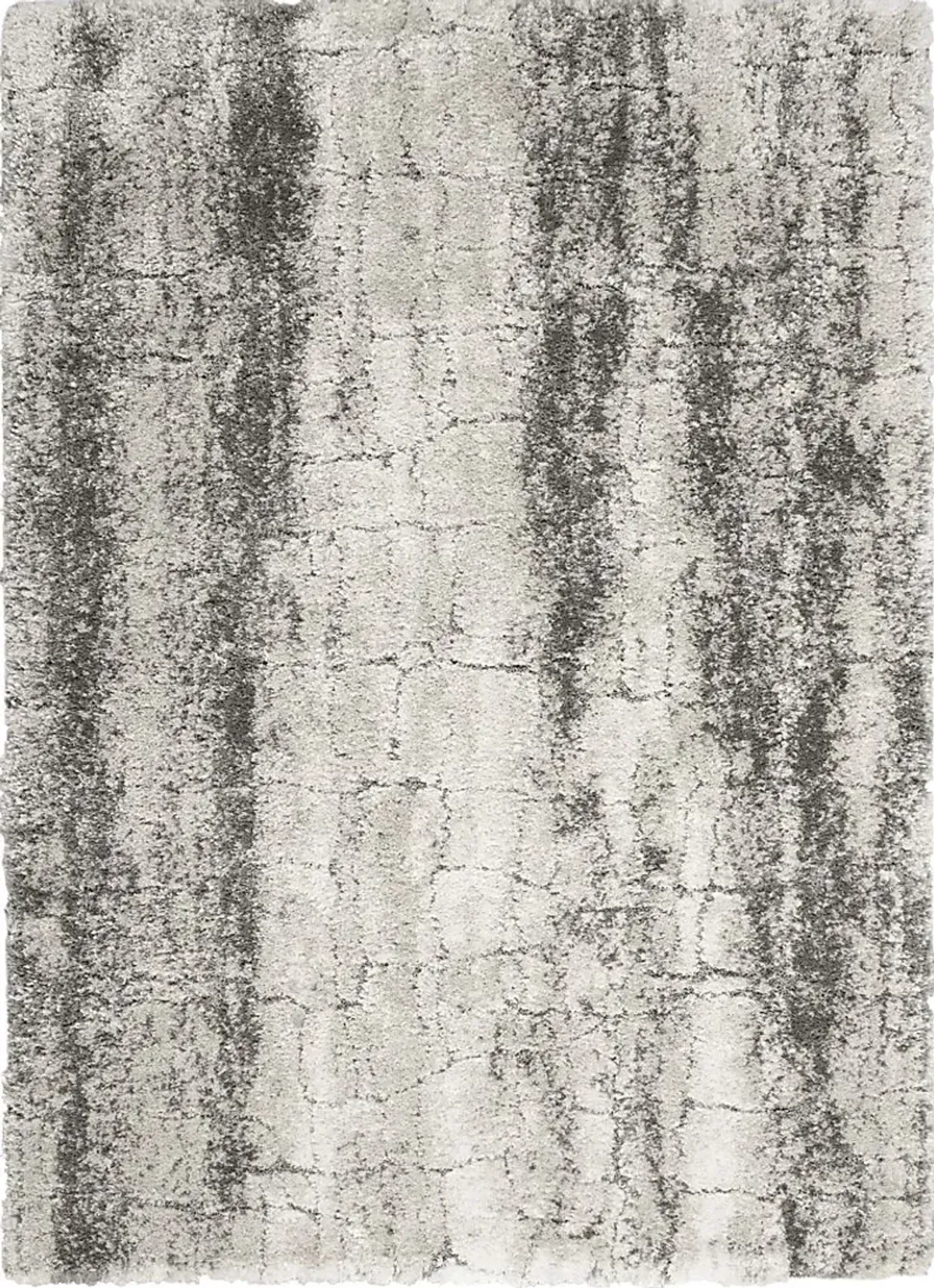 Shogzi Ivory/Charcoal 5'3 x 7'3 Rug