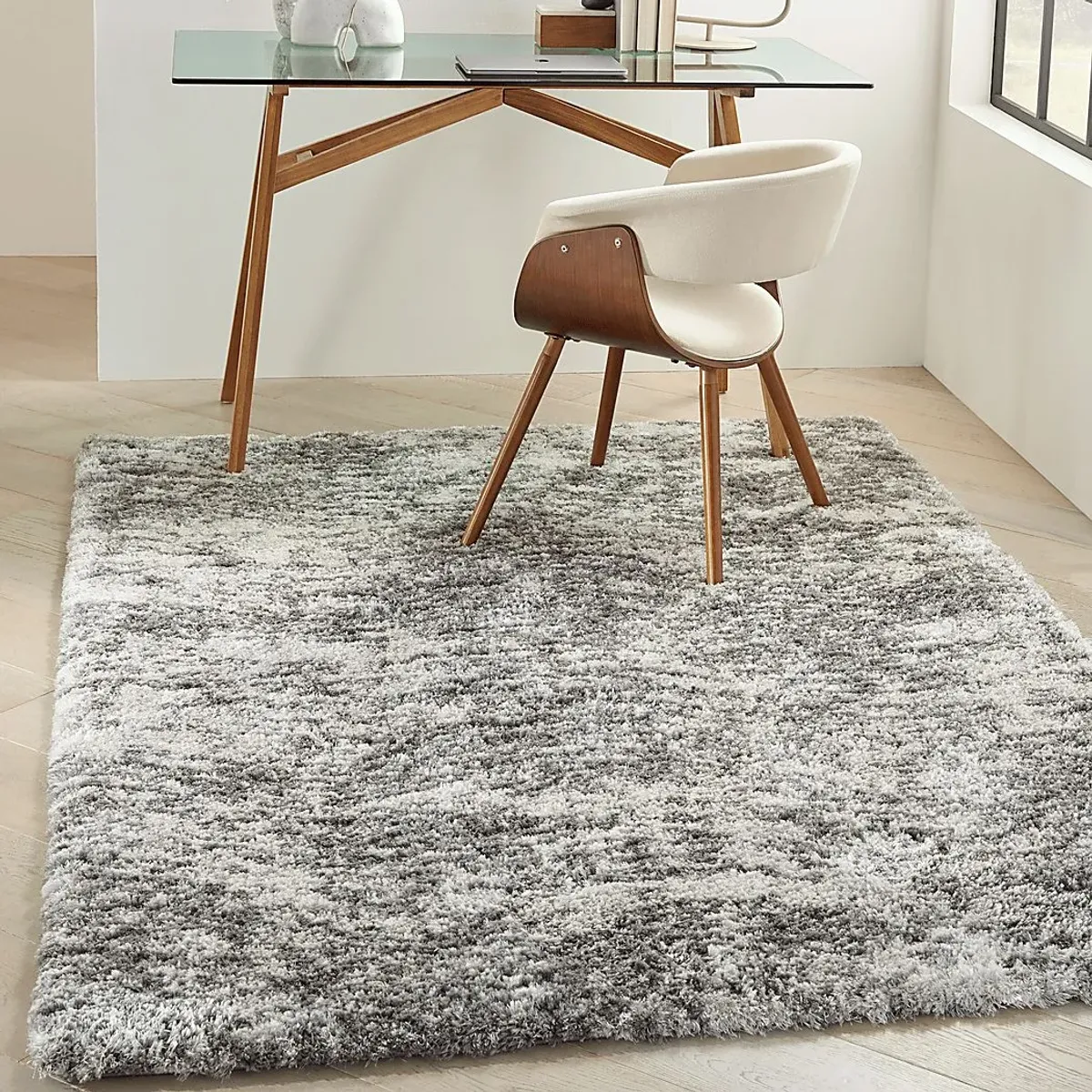 Urzal Gray/Charcoal 5'3 x 7'3 Rug