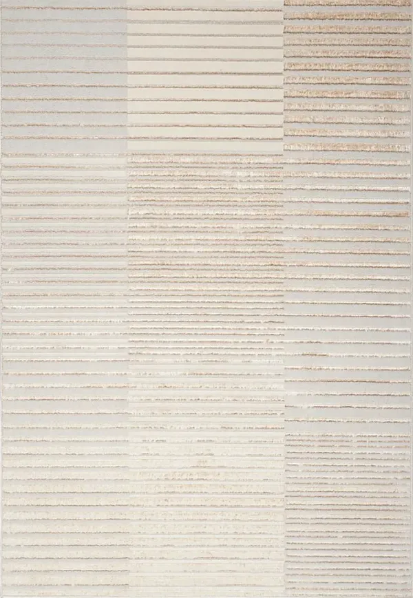 Paphi Beige/Silver 5'3 x 7'3 Rug