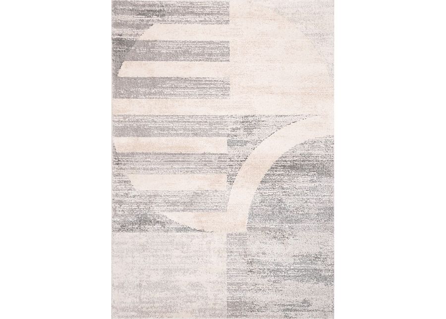 Noriko Gray 5'3 x 7' Rug