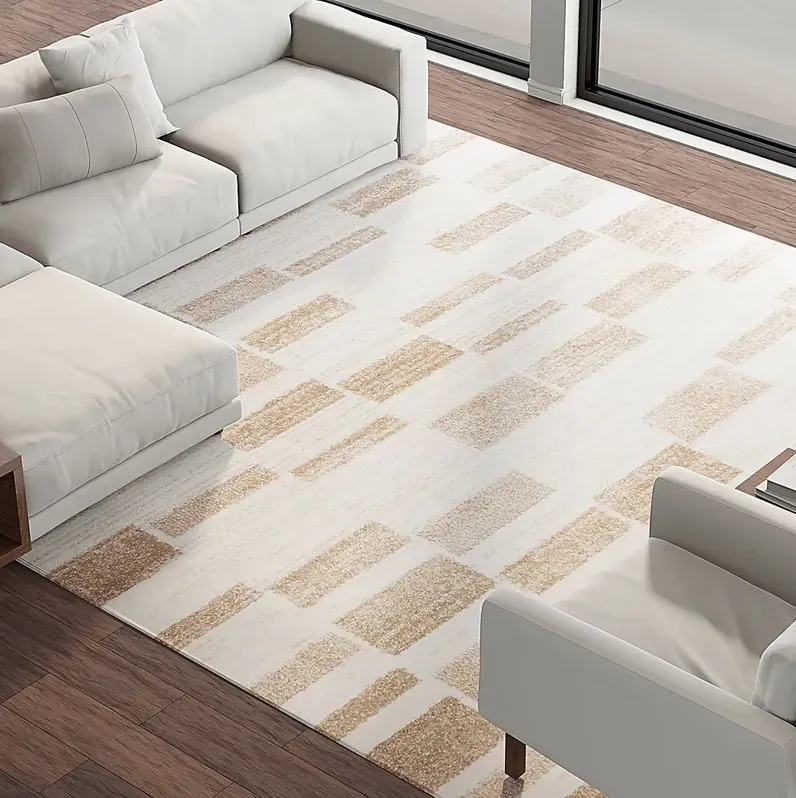 Kaede Beige 5'3 x 7' Rug