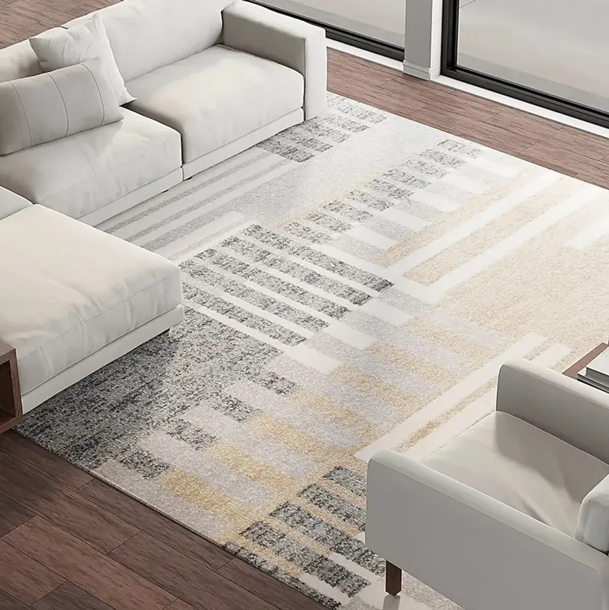 Cymis Gray 5'3 x 7' Rug