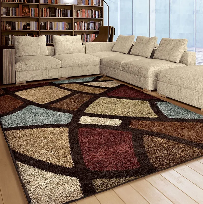 Zalga Brown 5'3 x 7'6 Rug