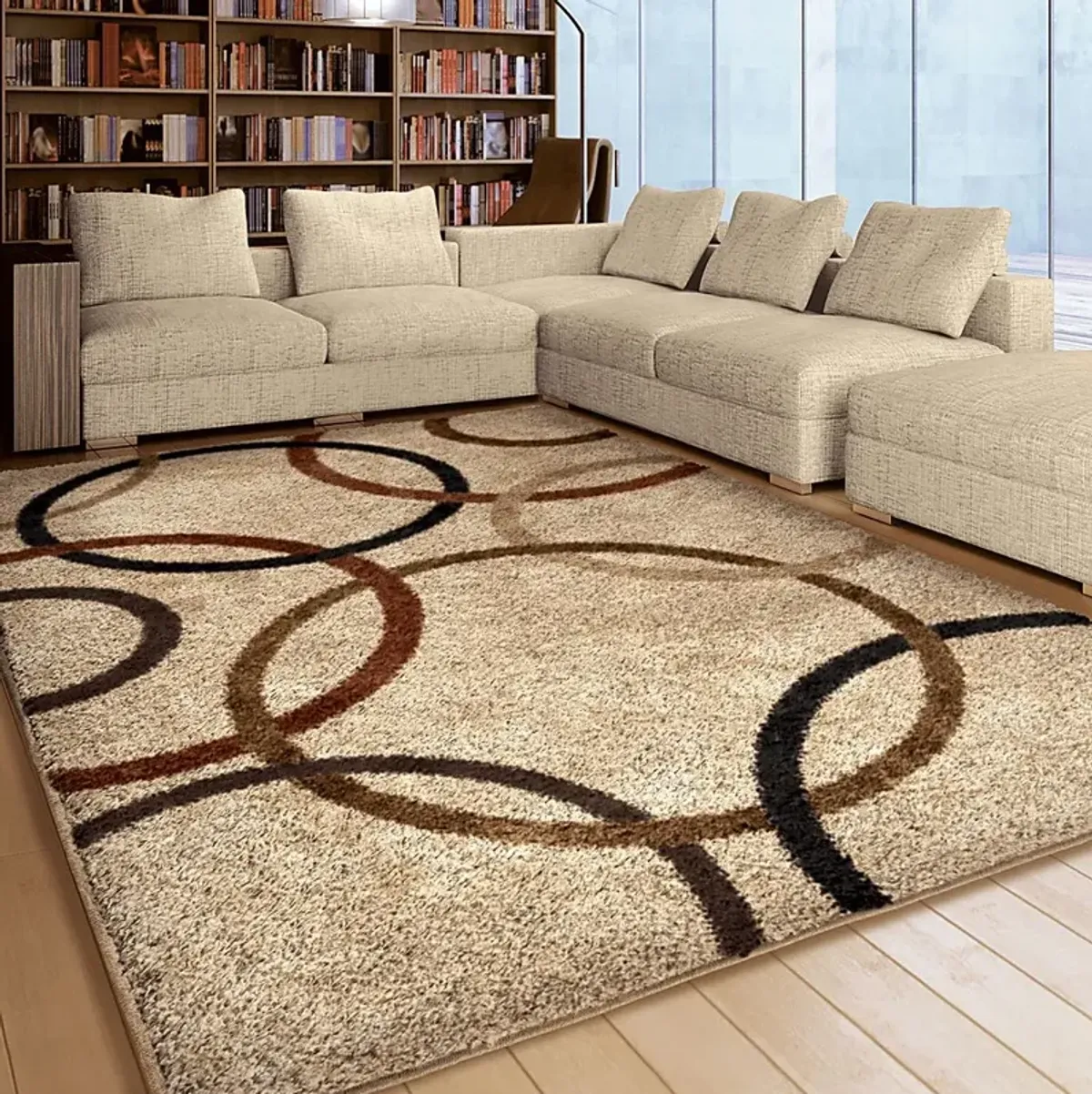 Alari Beige 5'3 x 7'6 Rug