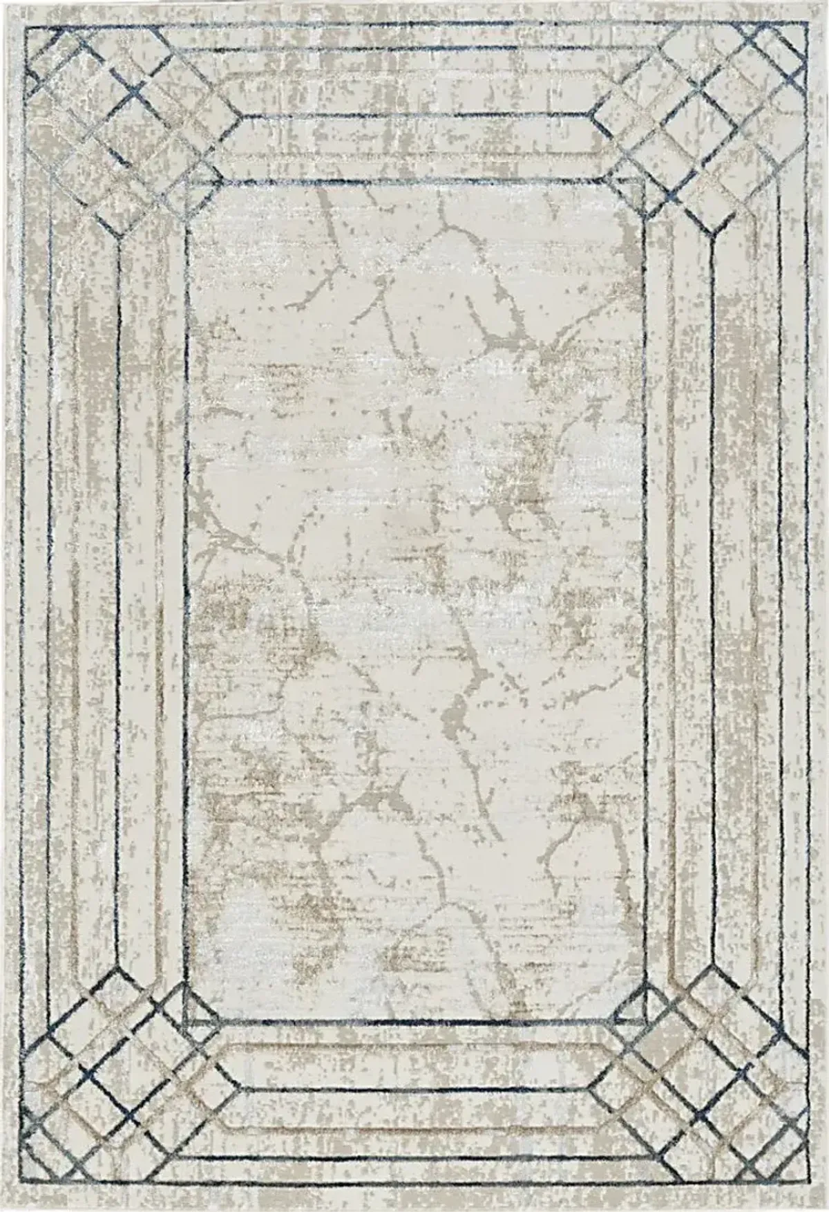 Adharice Ivory/Taupe 5'3 x 7'3 Rug