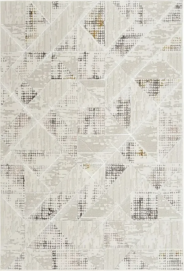 Elakian Ivory 5'3 x 7'3 Rug