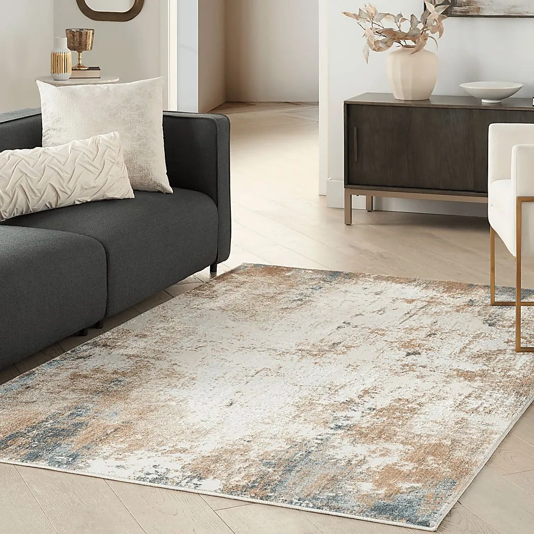 Lorsan Taupe/Multi 5'3 x 7'3 Rug