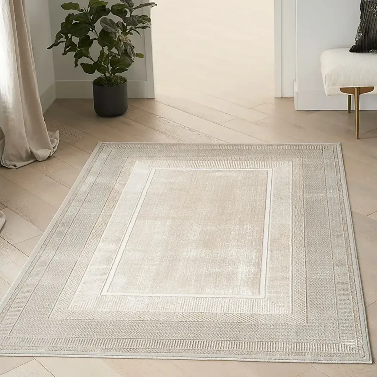 Anlyth Ivory/Beige 5'3 x 7'3 Rug