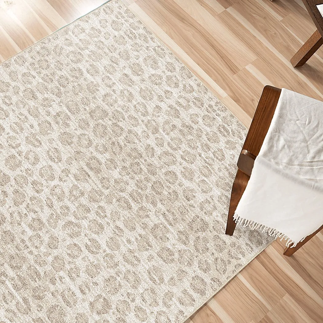 Merike Beige 5'3 x 7'6 Rug