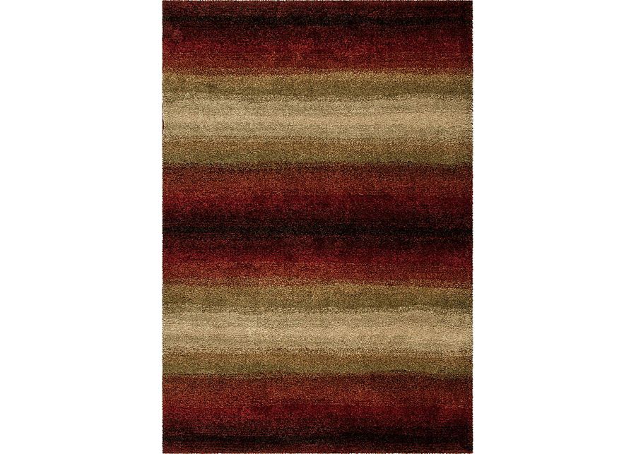 Mannik Red 5'3 x 7'6 Rug