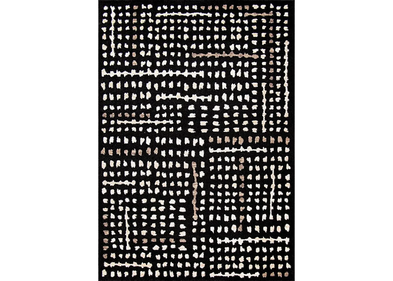 Cerulle Black 5'1 x 7'6 Rug