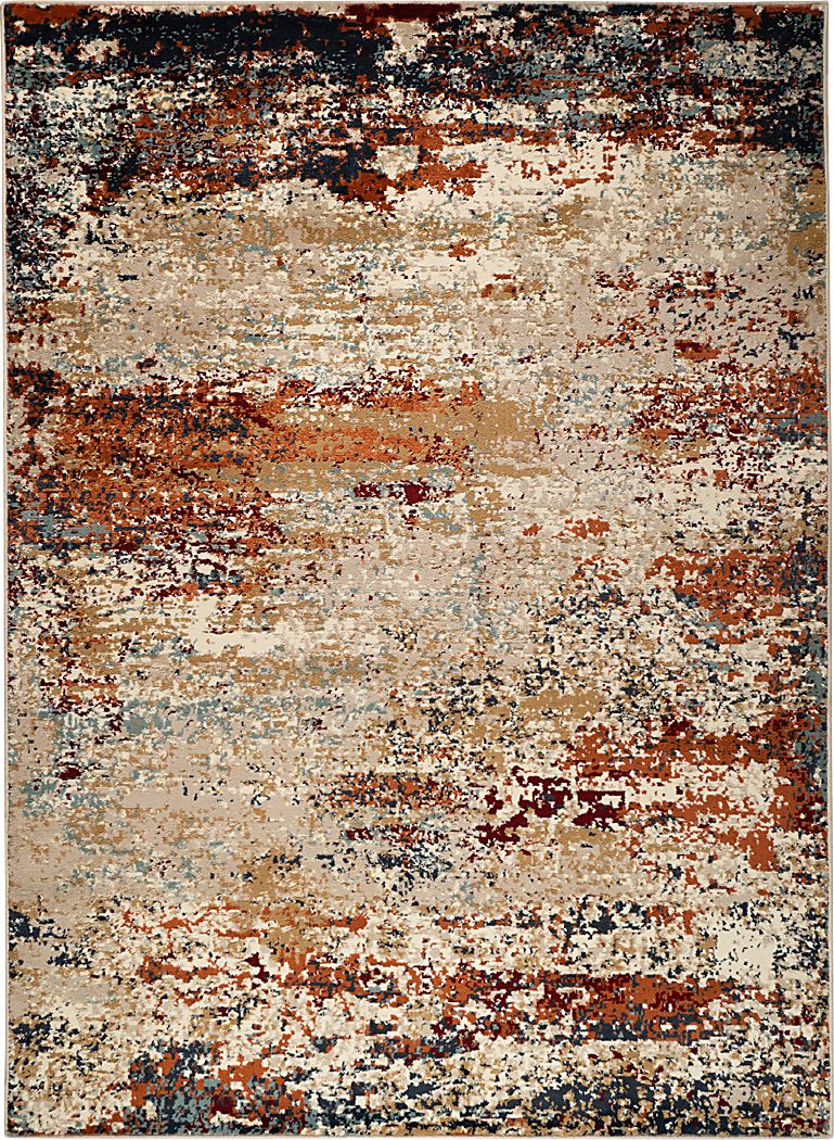 Cadino Orange 5'1 x 7'6 Rug