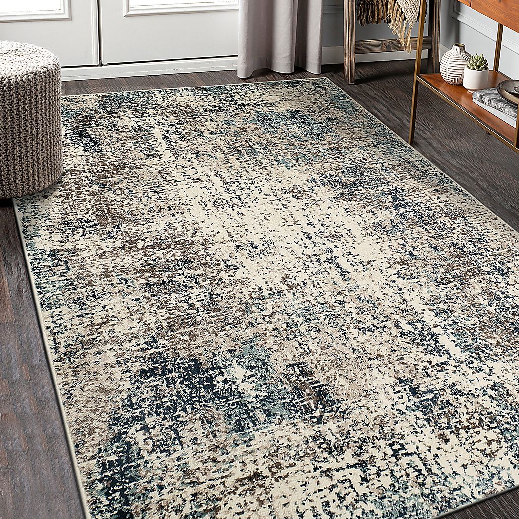 Sorni Blue 5'1 x 7'6 Rug