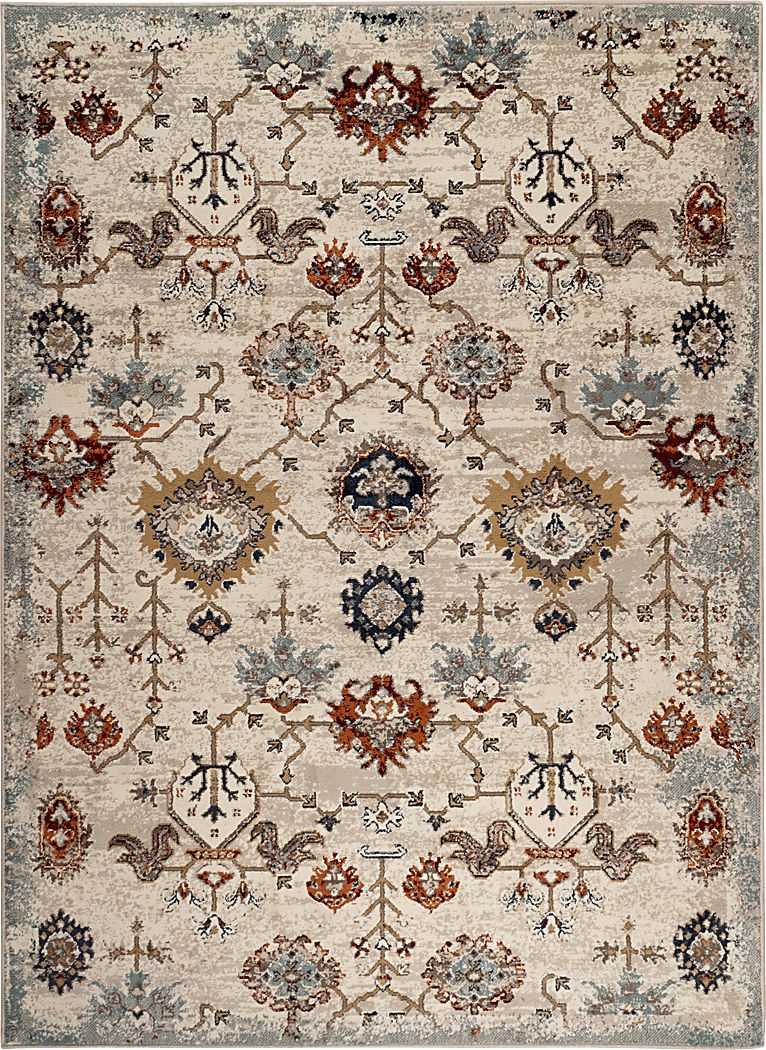 Varena Beige 5'1 x 7'6 Rug