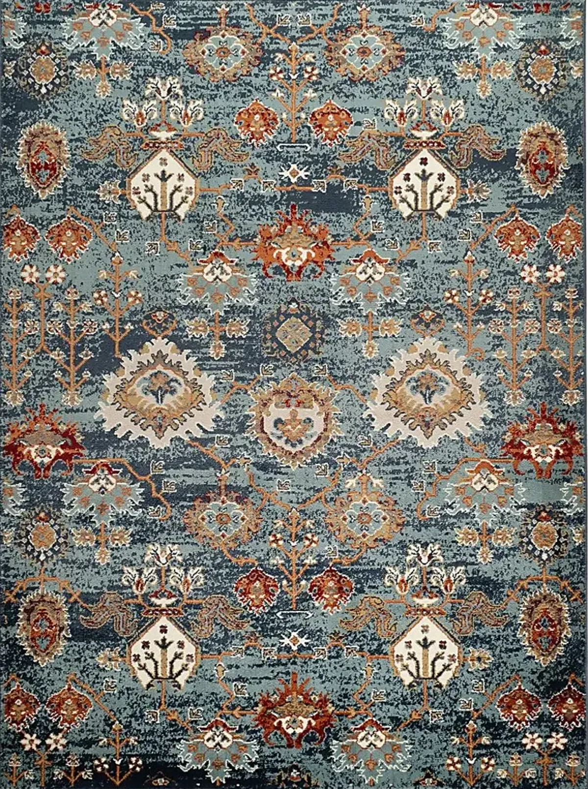 Varena Blue 5'1 x 7'6 Rug