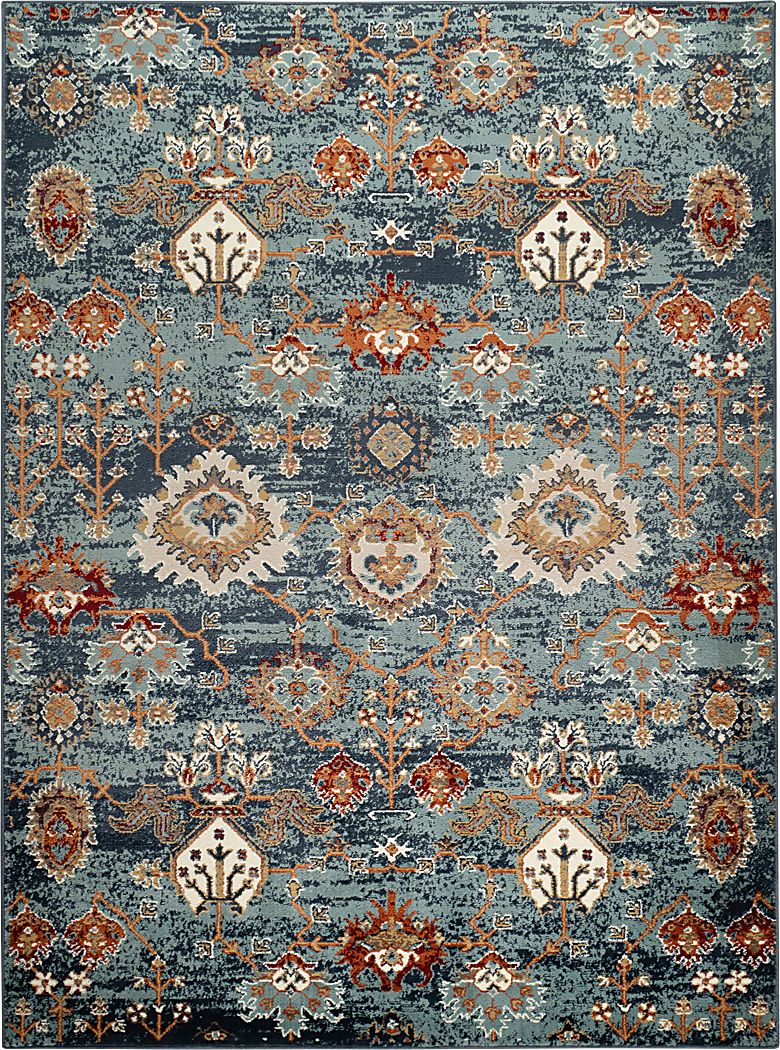 Varena Blue 5'1 x 7'6 Rug