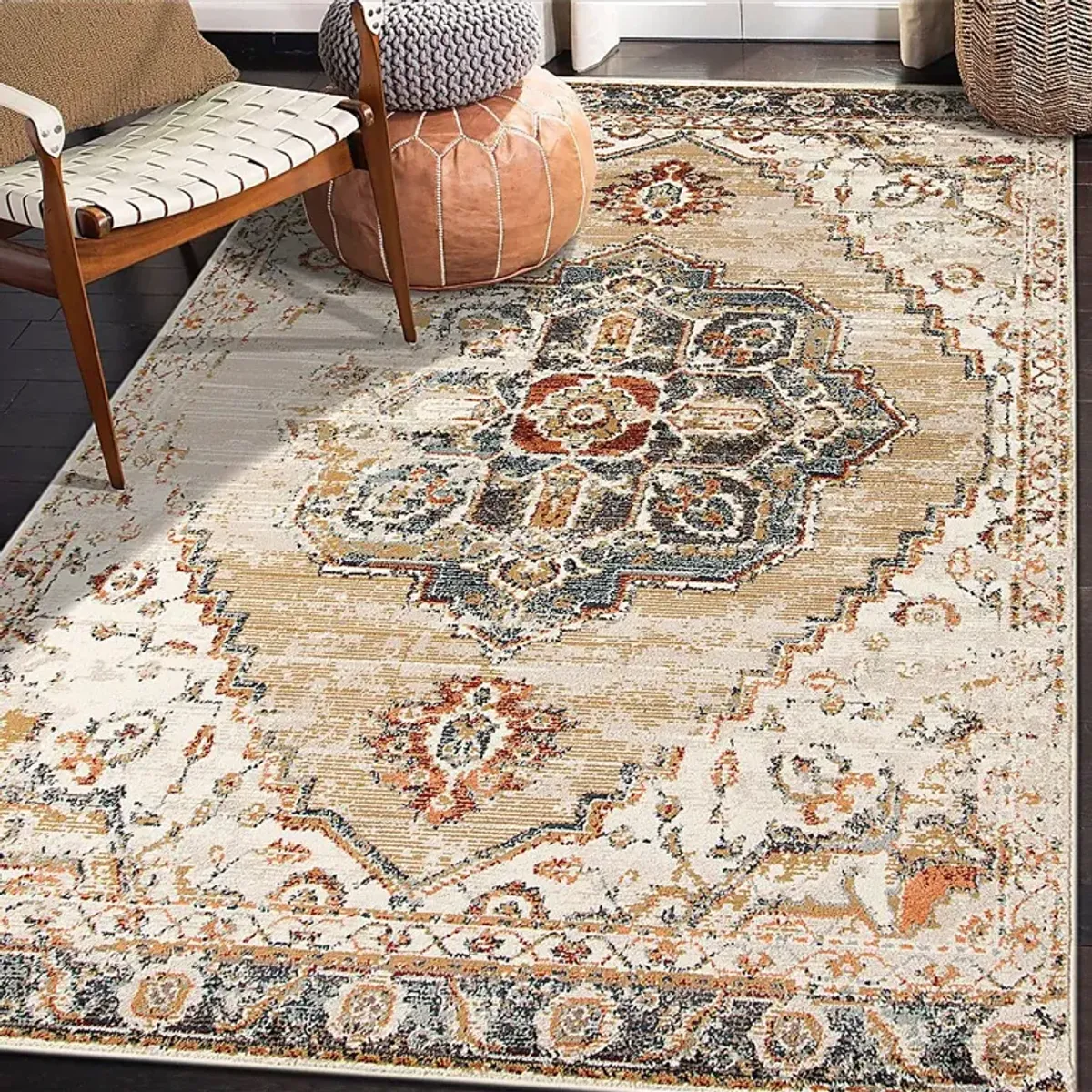 Tocena Gold 5'1 x 7'6 Rug