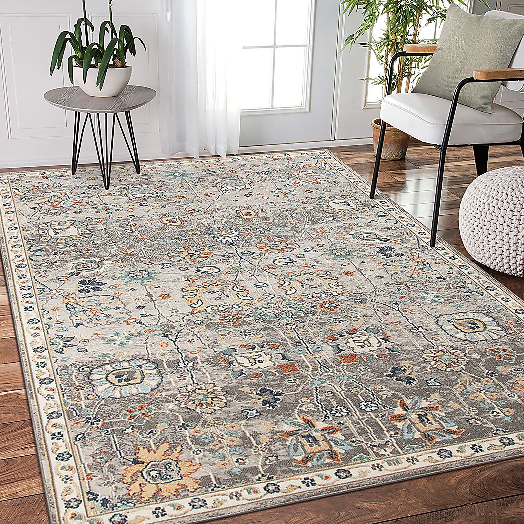 Brisaggo Gray 5'1 x 7'6 Rug