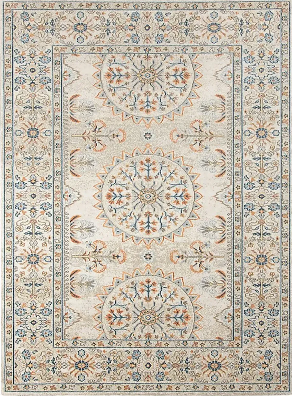 Dirinella Beige 5'1 x 7'6 Rug