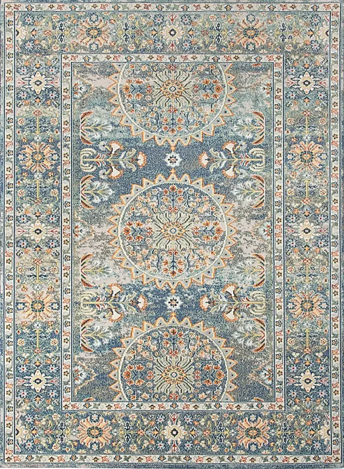 Dirinella Blue 5'1 x 7'6 Rug