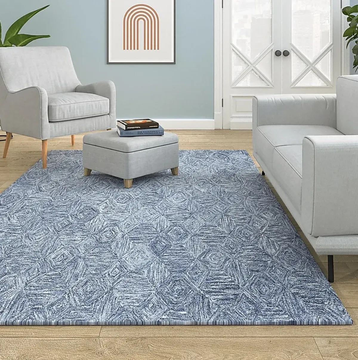 Daju Blue 5' x 7'9 Rug