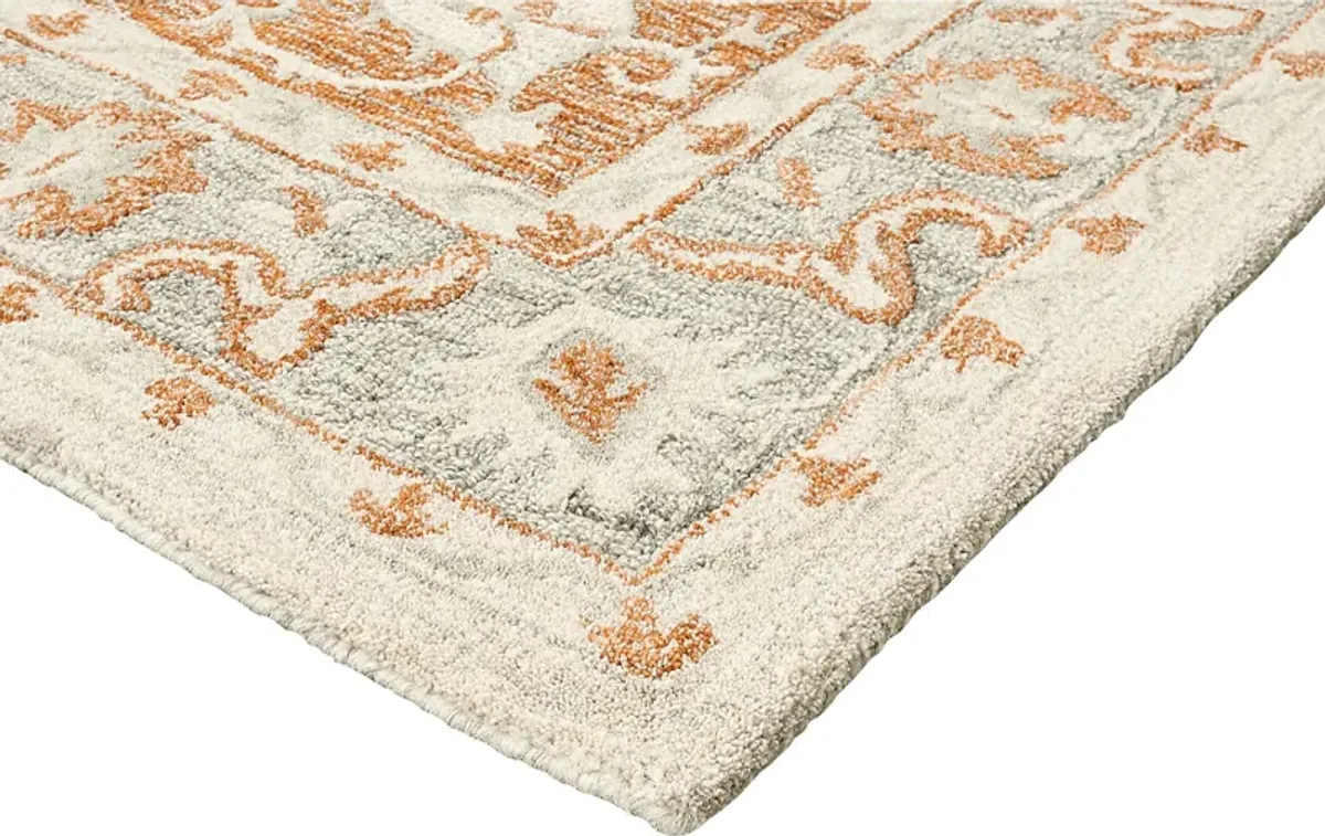 Libena Orange 5' x 7'9 Rug