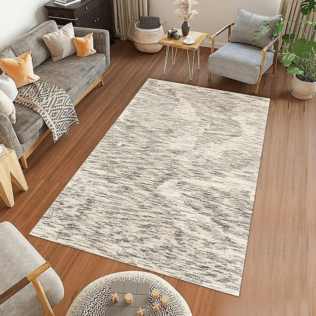 Sagasa Charcoal 5' x 7'6 Rug