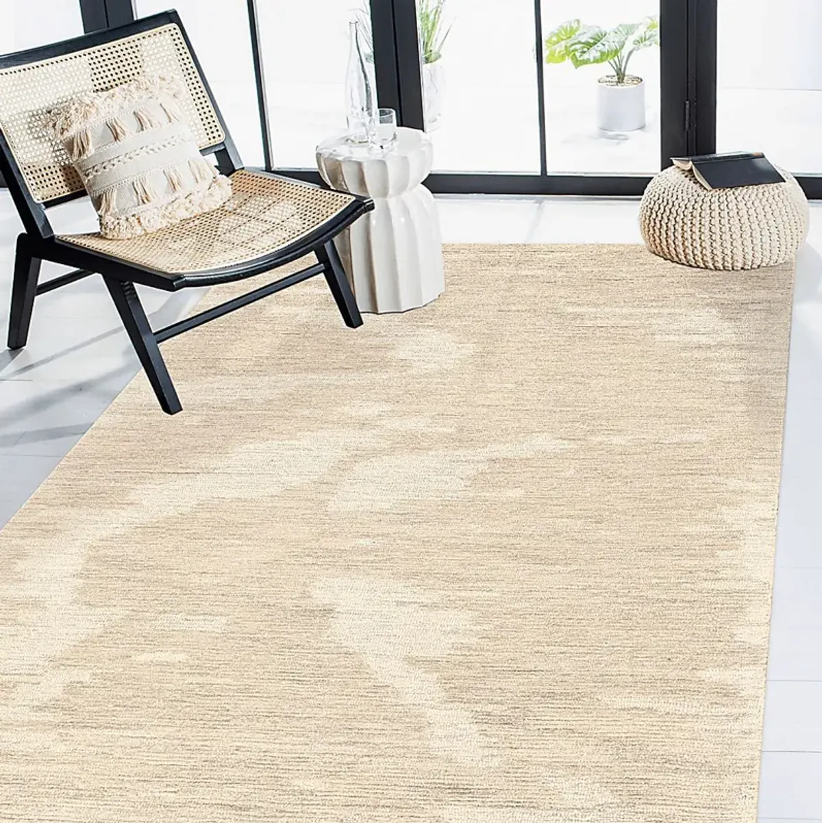 Sagasa Beige 5' x 7'6 Rug