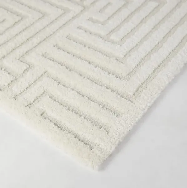 Thorm Cream 5'3 x 7' Area Rug