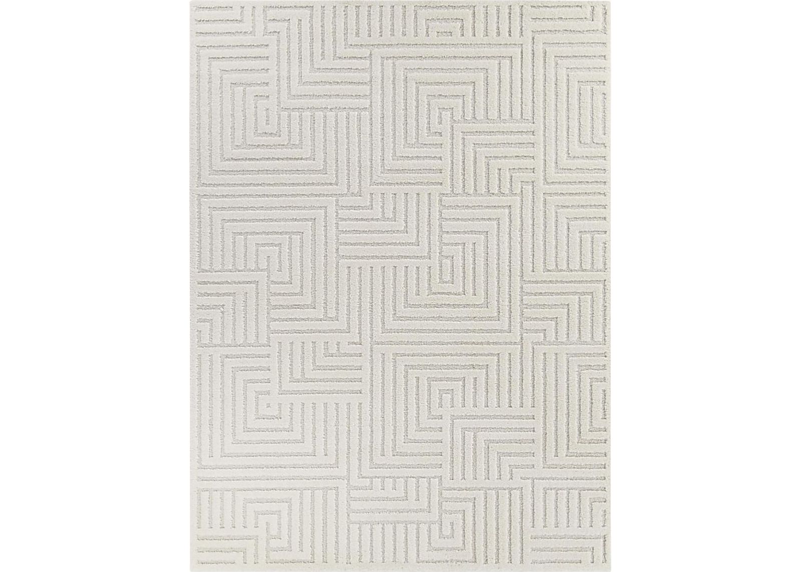 Thorm Cream 5'3 x 7' Area Rug