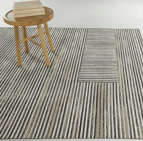 Flaxe Cream 5'3 x 7' Area Rug