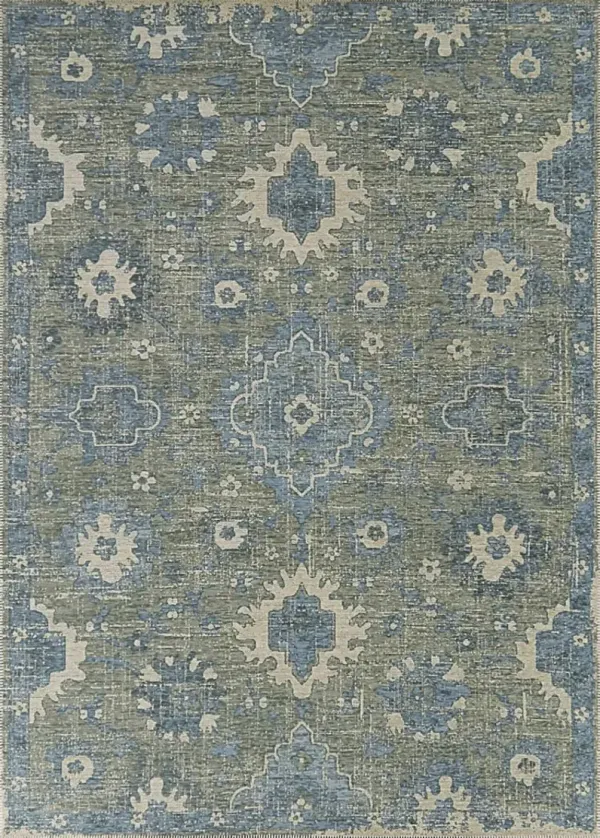 Mollea Blue 5'3 x 7' Rug