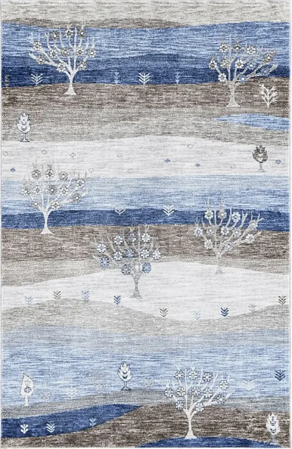 Hartfair Blue 5'3 x 8' Rug