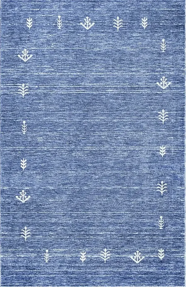 Mahbub Blue 5'3 x 8 Rug