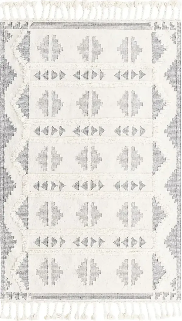 Rosea Gray 5'1 x 8' Rug