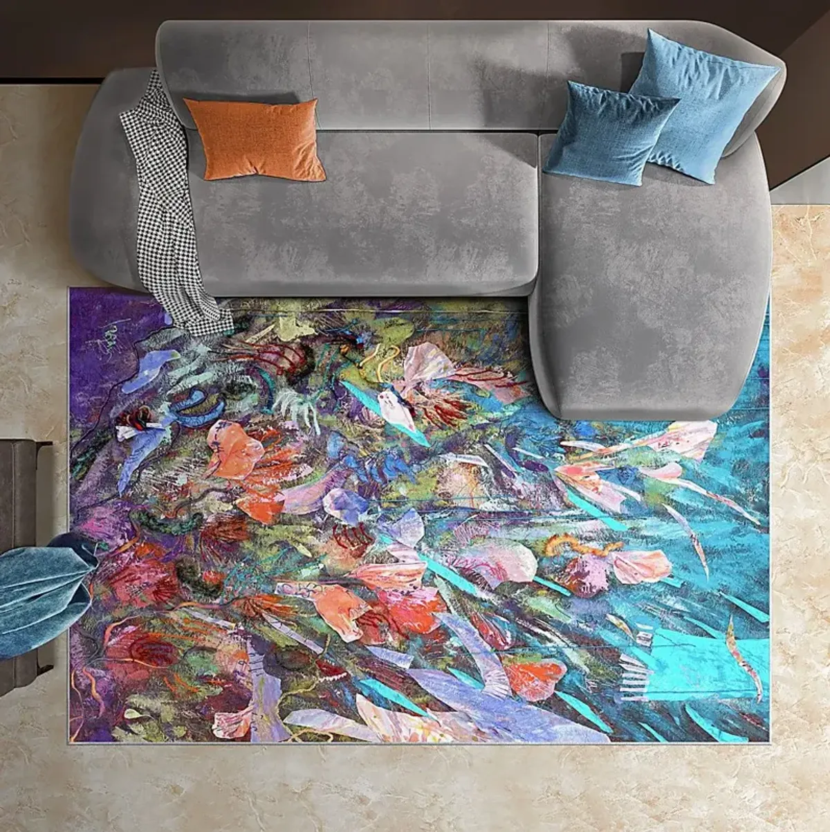 Jay Place Multi 5' x 7'7 Rug