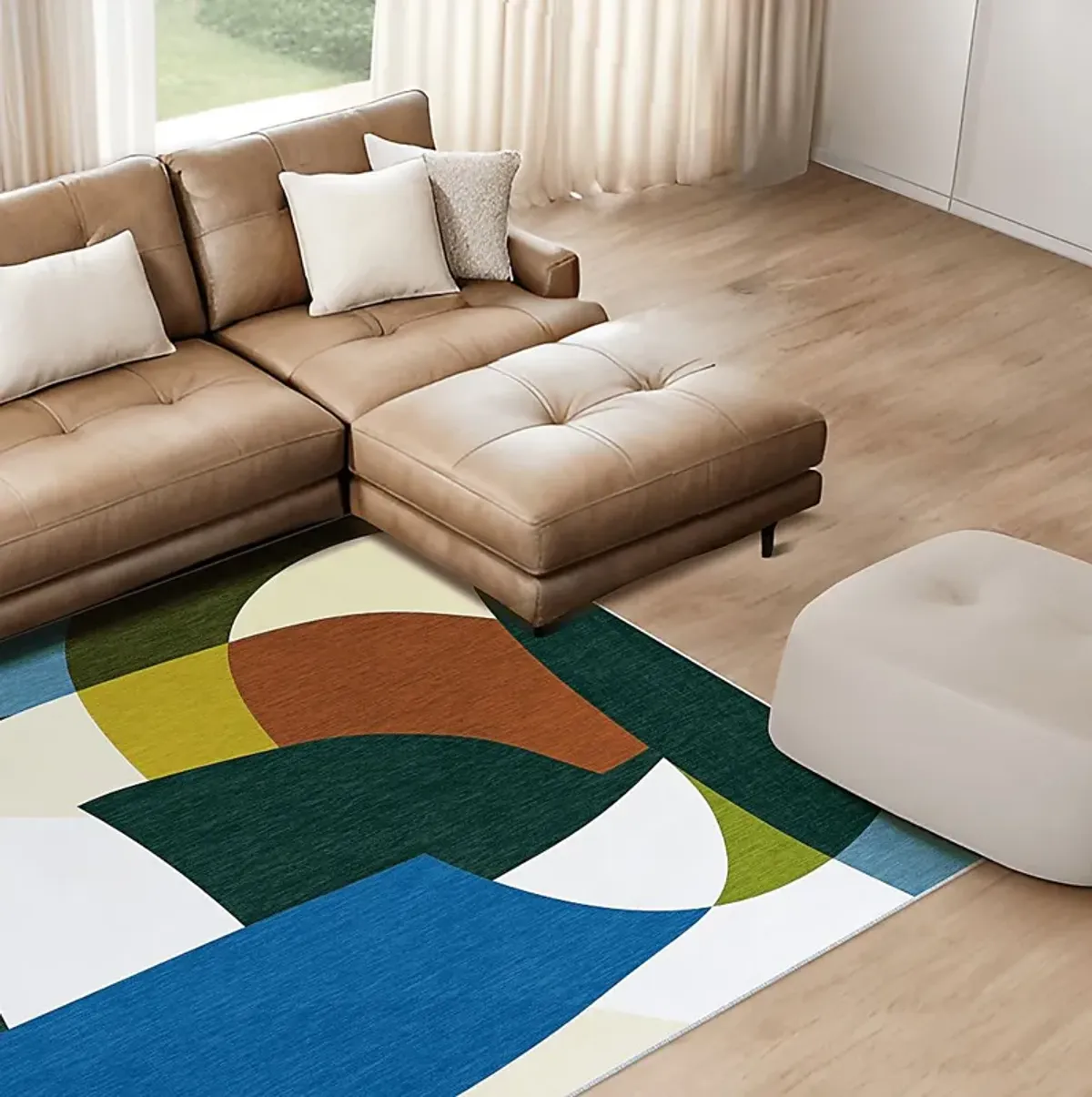 Dewtrap Multi 5' x 7'7 Rug