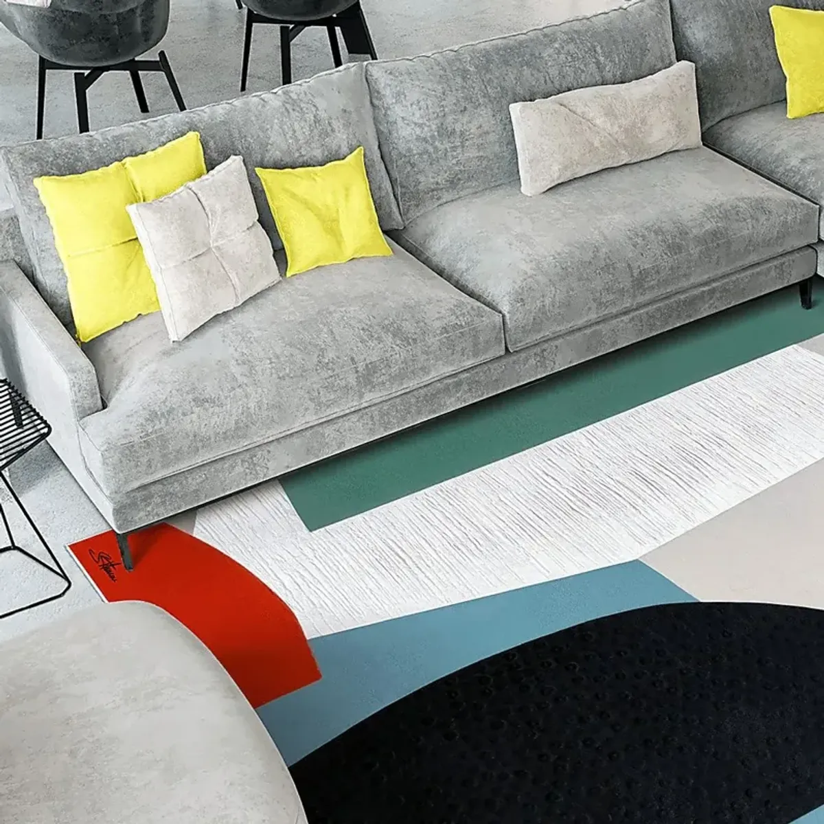 Dirgeshine Multi 5' x 7'7 Rug