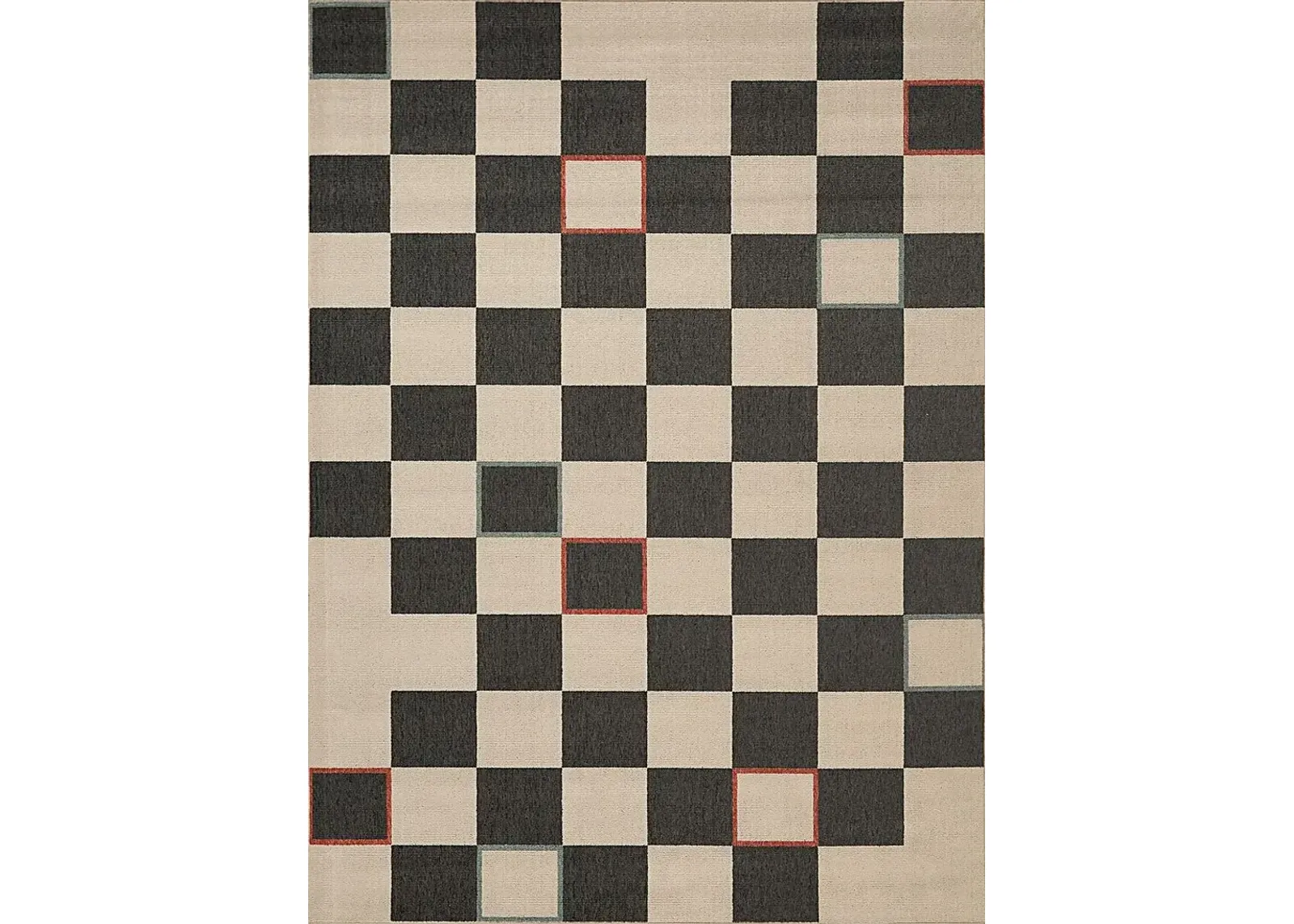 Evette Rios Peachco Beige 5' x 7' Indoor/Outdoor Rug