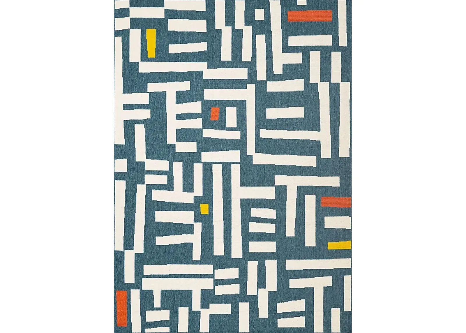 Evette Rios Swanton Blue 5' x 7' Indoor/Outdoor Rug