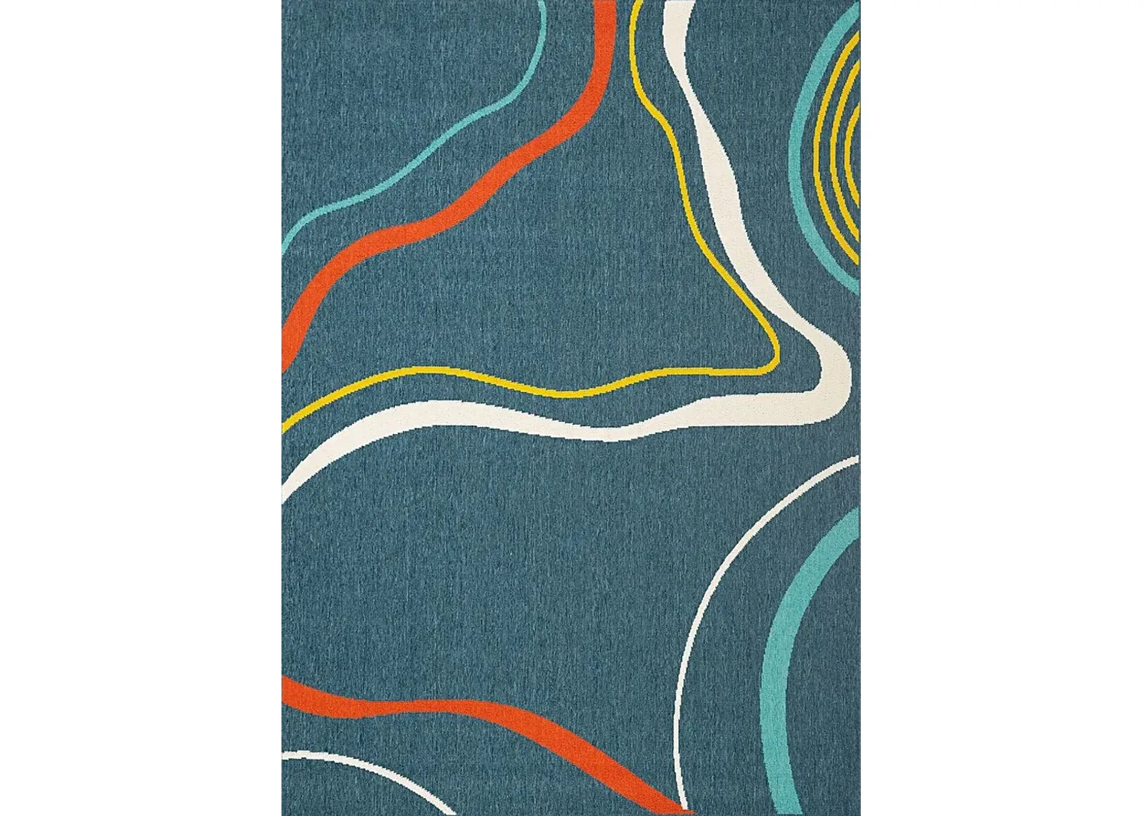 Evette Rios Tessaway Blue 5' x 7' Indoor/Outdoor Rug