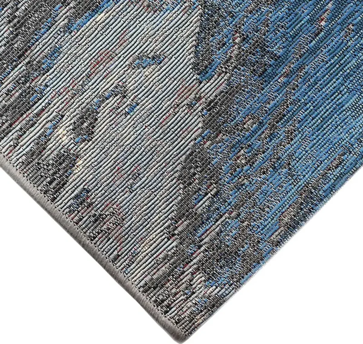 Habine Blue 4'10 x 7'6 Indoor/Outdoor Rug