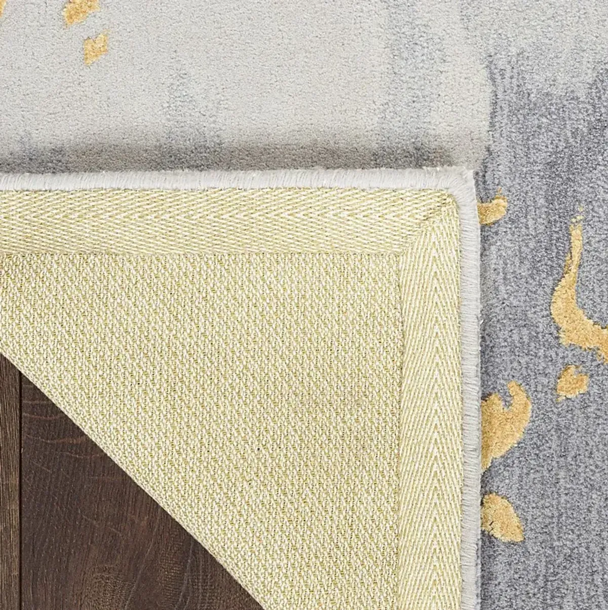 Meniog Gray/Gold 5'6 x 7'5 Rug