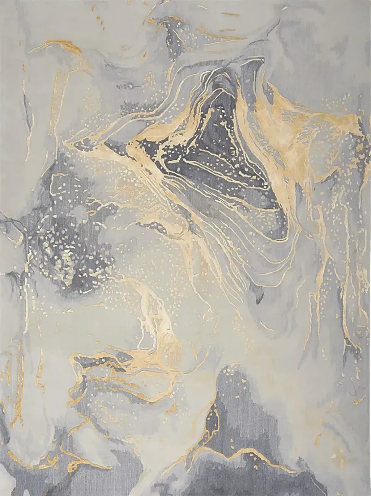 Meniog Gray/Gold 5'6 x 7'5 Rug