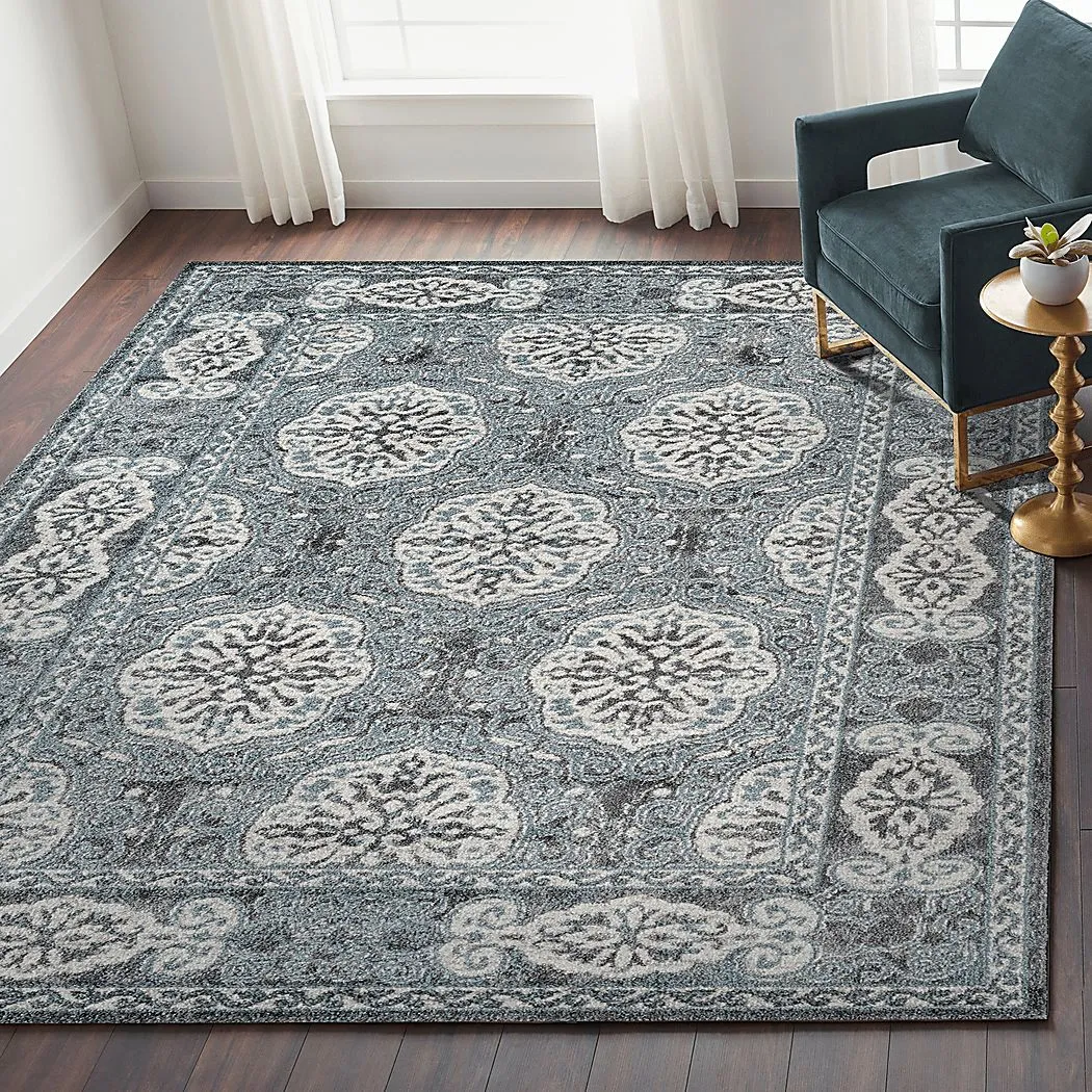 Emrawa Blue 5' x 7'6 Rug