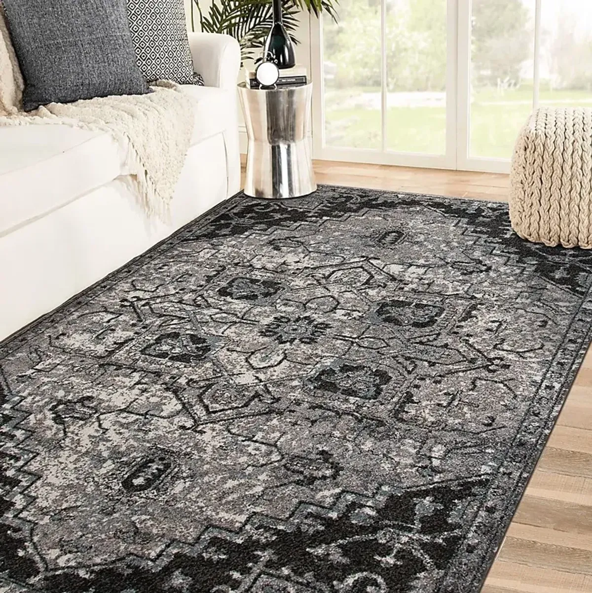 Glentara Gray 5' x 7'6 Rug